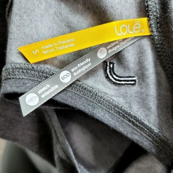 Lole Womens S Grey Tank Dress Cutout Back Tie Belt UPF50+ Moisture Wicking - Picture 10 of 10